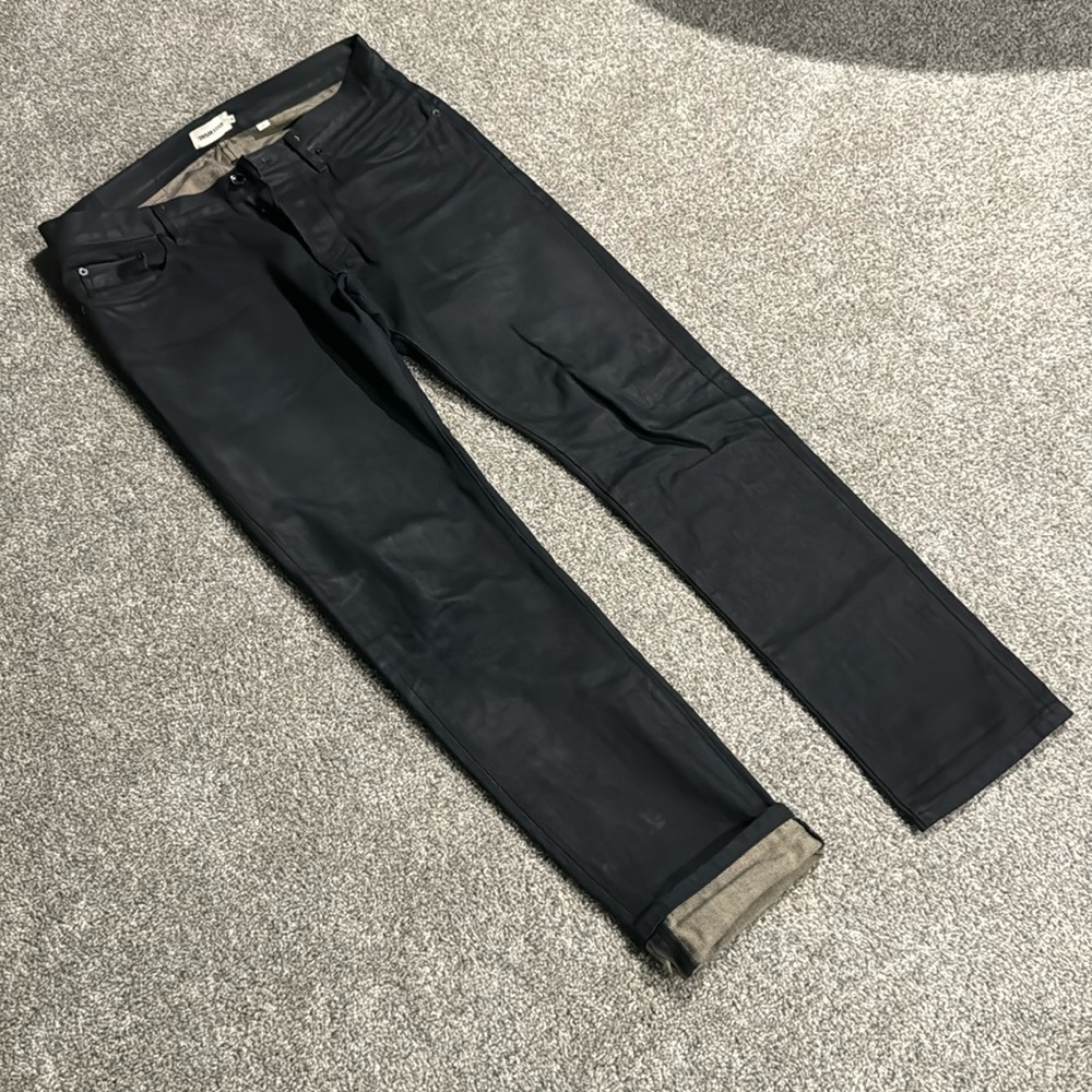 Overdyed blue Selvedge Denim by Taylor Stitch in size 34 slim